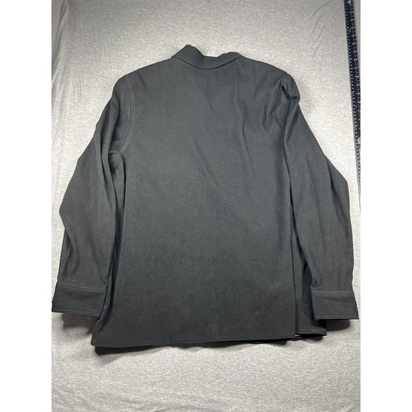 Vintage Bob Mackie Wearable Art Full Zip Black Jacket‎ Embroidered Large - Picture 3 of 5